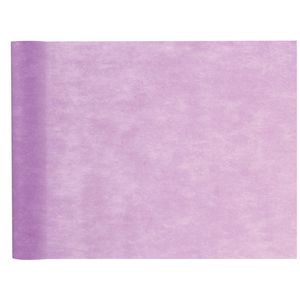 Tafelloper op rol - lila paars - 30 cm x 10 m - non woven polyester