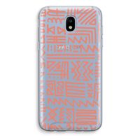 Marrakech Pink: Samsung Galaxy J5 (2017) Transparant Hoesje
