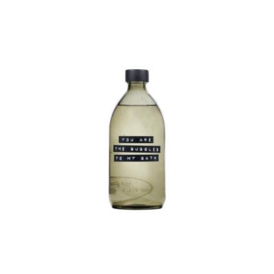 Wellmark Badzeep - zwart glas - zwarte dop - Dark Amber - 500ml 8720618459688
