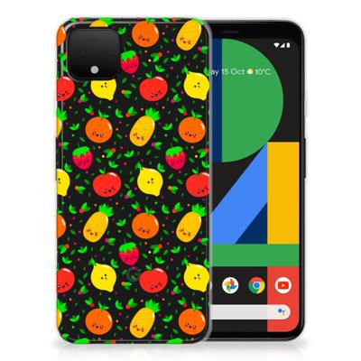 Google Pixel 4 XL | Siliconen Case | Fruits