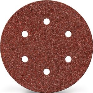 Promat Schuurpad met klitbevestiging | GLS 3 150 mm | korreling 240 | voor hout / metaal korund | Gatenaantal 6 - 4000842247 4000842247 | 25 stuks