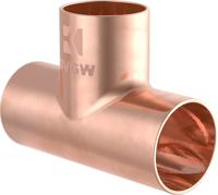 Kirchhoff koperen t-stuk, blank, 28 mm, 3 sockets, (5130) - 989046055