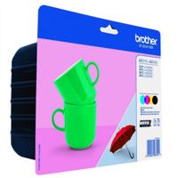 Originele inktcartridge Brother LC-227XLVALBP Geel Multicolour