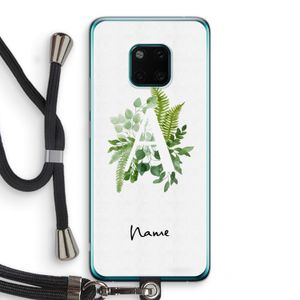 Green Brush: Huawei Mate 20 Pro Transparant Hoesje met koord