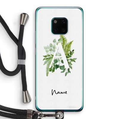 Green Brush: Huawei Mate 20 Pro Transparant Hoesje met koord