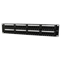 Cat5e 48-poorts patchpanel met kabelorganizer