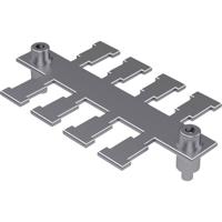 Hebotec 1041-011C Kabelafvoerrail RVS 1 stuk(s)