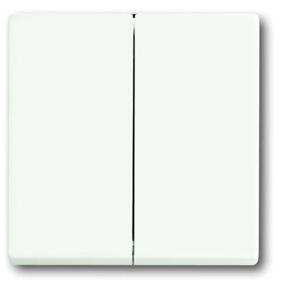 Busch-Jaeger 2CKA001751A3024 Serietoets Afdekking Wit, Verkeerswit 1 stuk(s)