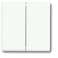 Busch-Jaeger 2CKA001751A3024 Serietoets Afdekking Wit, Verkeerswit 1 stuk(s)