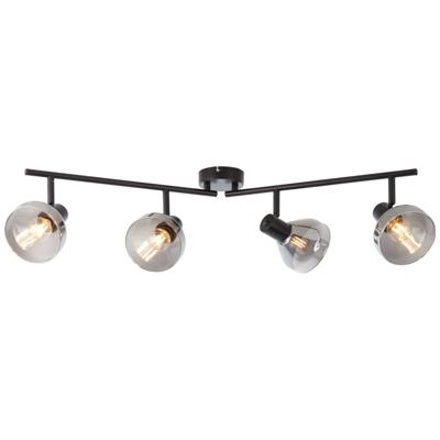 Brilliant Design plafondlampReflekt 4-lichts zwart - 82732/06