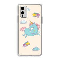 Vliegende eenhoorn: OnePlus 9 Transparant Hoesje