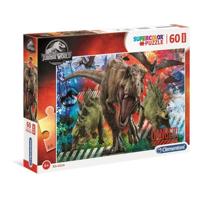 CLEMENTONI - 26456 - SuperColor 60 stuks Maxi - Jurassic World