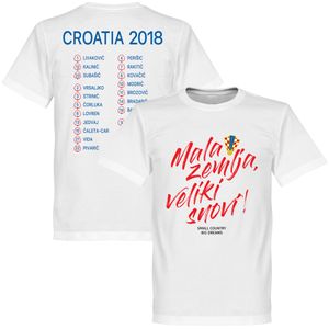 Kroatië Mala Zemlja, Veliki Snovi WK 2018 Selectie T-Shirt