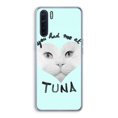 You had me at tuna: Oppo A91 Transparant Hoesje