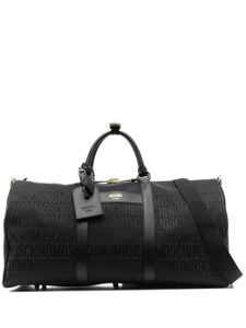 Moschino sac fourre-tout à logo imprimé - Noir