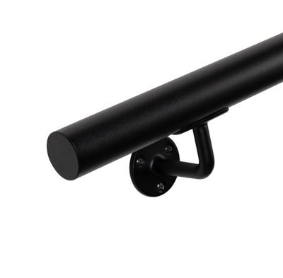 Ronde trapleuning zwart Ø42,4 mm - per meter