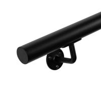 Ronde trapleuning zwart Ø42,4 mm - per meter