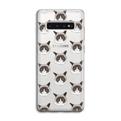 It's a Purrr Case: Samsung Galaxy S10 4G Transparant Hoesje