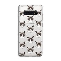 It's a Purrr Case: Samsung Galaxy S10 4G Transparant Hoesje