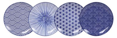 Gebaksborden Set Nippon Blue - Tokyo Design Studio - 16cm 4-delig