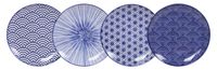 Gebaksborden Set Nippon Blue - Tokyo Design Studio - 16cm 4-delig
