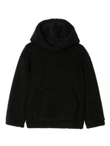 Burberry Kids hoodie en polaire à logo brodé EKD - Noir