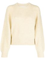 MARANT ÉTOILE pull en maille à design nervuré - Jaune