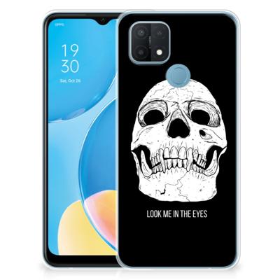 Silicone Back Case OPPO A15 Skull Eyes Silicone Back Case OPPO A15 Skull Eyes