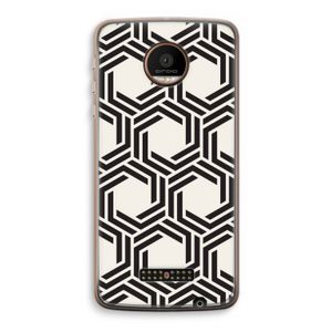 Geometrisch patroon: Motorola Moto Z Force Transparant Hoesje