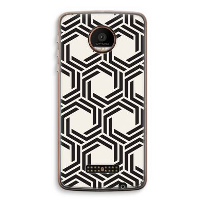 Geometrisch patroon: Motorola Moto Z Force Transparant Hoesje