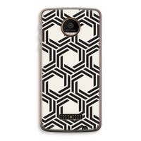 Geometrisch patroon: Motorola Moto Z Force Transparant Hoesje