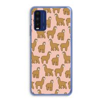 Alpacas: Xiaomi Redmi 9T Transparant Hoesje Alpacas: Xiaomi Redmi 9T Transparant Hoesje