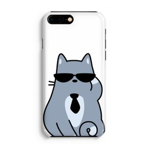 Cool cat: Volledig Geprint iPhone 7 Plus Hoesje