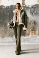 UITLOPENDE LANGE BROEK - BROWN - 38