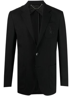 Billionaire blazer à logo brodé - Noir