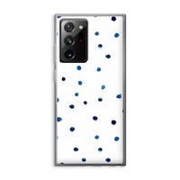 Blauwe stippen: Samsung Galaxy Note 20 Ultra / Note 20 Ultra 5G Transparant Hoesje