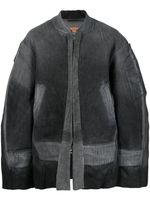 Diesel veste oversize en jean - Gris - thumbnail