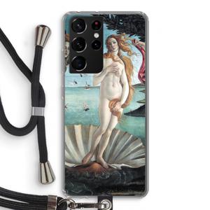 Birth Of Venus: Samsung Galaxy S21 Ultra Transparant Hoesje met koord