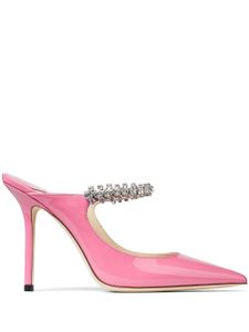 Jimmy Choo sandales Bing 105 mm à ornements en cristal - Rose