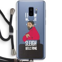 Sleigh Bells Ring: Samsung Galaxy S9 Plus Transparant Hoesje met koord