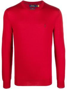 Polo Ralph Lauren pull Polo Pony en maille - Rouge