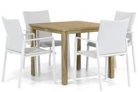 Lifestyle Rome/Weston 90 cm dining tuinset 5-delig