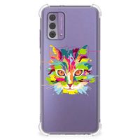 Nokia G42 Stevig Bumper Hoesje Cat Color