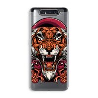Tiger and Rattlesnakes: Samsung Galaxy A80 Transparant Hoesje