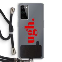 Ugh: OnePlus 9 Pro Transparant Hoesje met koord