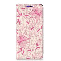 Samsung Galaxy A13 (5G) | Samsung Galaxy A04s Smart Cover Pink Flowers