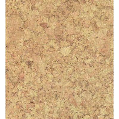 Decoratie plakfolie - 5x - kurk look bruin - kunststof - 45 cm x 2 meter