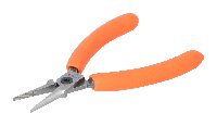 Bahco Precisiepunttang | compact | kort | oranje PVC-handgrepen | 130 mm - industrieverpakking - C3630IP