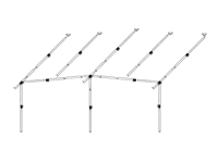 Dorema Frame Voortent Staal EasyGrip 25mm diepte 240