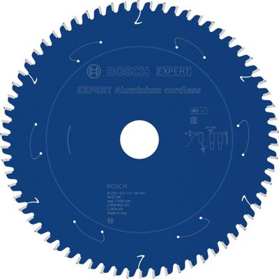 Bosch Accessoires EXPERT Aluminium cordless Cirkelzaagblad | 216 x 2/1,4 x 30 mm | T66 - 2608902124